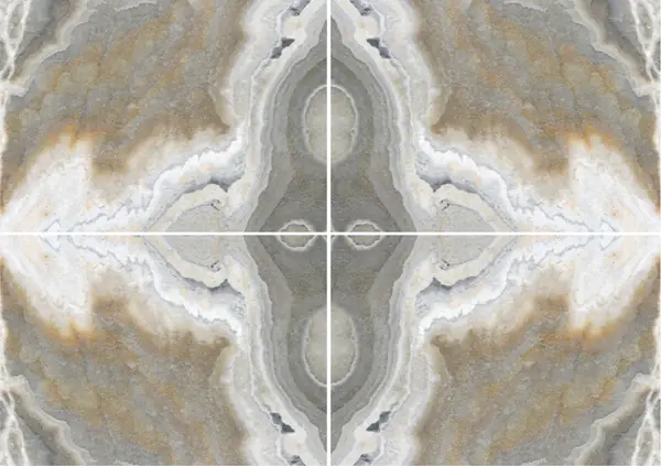 أونيكس اللؤلؤ الرمادي التركي عروق غير متطابقة