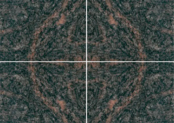 جرانيت هيمالايا الأزرق الهندي عروق غير متطابقة