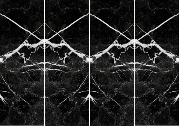 رخام صيني أسود جليدي غير مطابق