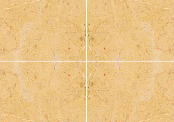 رخام إمبريال جولد المصري عروق غير متطابقة