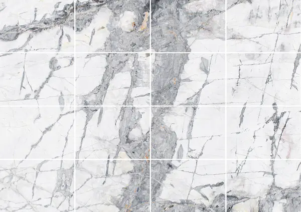 رخام تركي رمادي غير مرئي مطابقة ربع كتاب