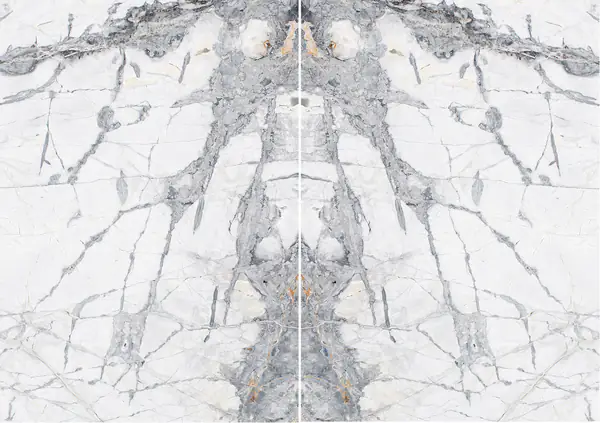 رخام تركي رمادي غير مرئي مطابقة ربع كتاب