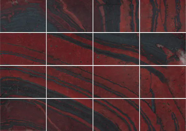 جرانيت برازيلي أحمر حديدي مطابقة كتاب مزدوج مفتوح