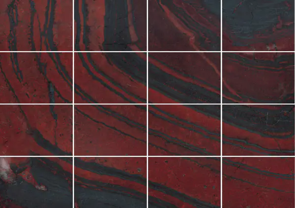 جرانيت برازيلي أحمر حديدي مطابقة ربع كتاب