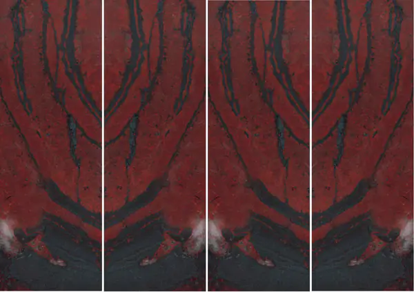 جرانيت برازيلي أحمر حديدي غير مطابق