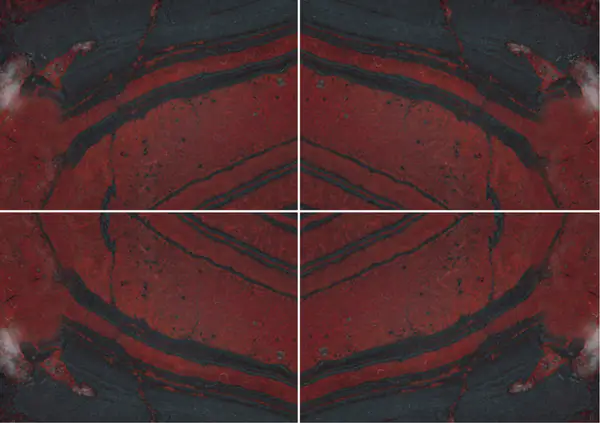 جرانيت برازيلي أحمر حديدي عروق متتابعة