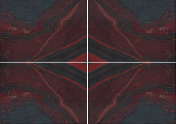 جرانيت برازيلي أحمر حديدي عروق غير متطابقة