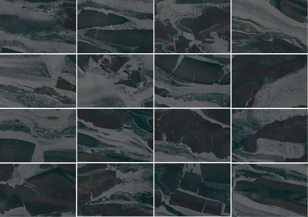 جرانيت برازيلي أحمر داكن مطابقة كتاب مفتوح