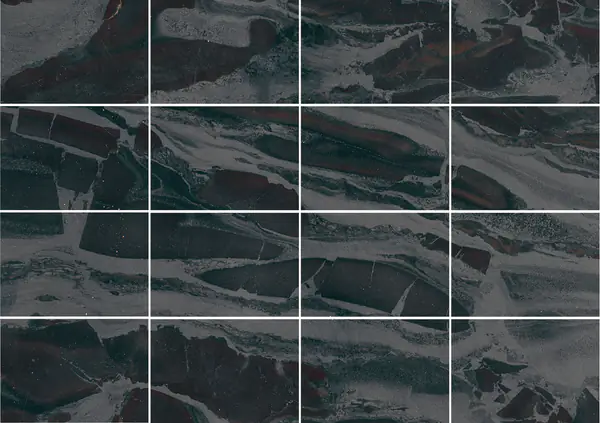 جرانيت برازيلي أحمر داكن مطابقة كتاب مزدوج مفتوح