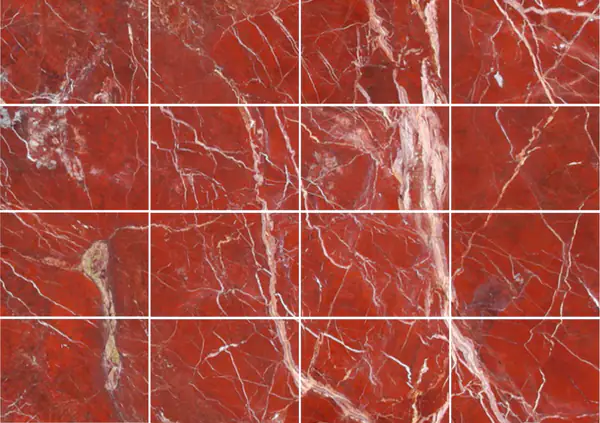 رخام جاسبر الأحمر المصري مطابقة كتاب مزدوج مفتوح