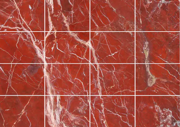 رخام جاسبر الأحمر المصري مطابقة ربع كتاب