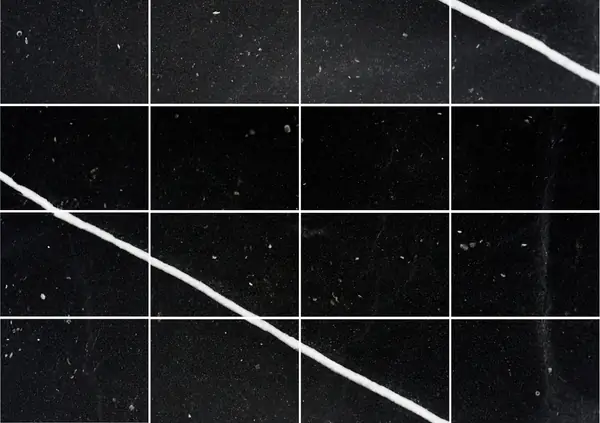 رخام خنيفرة الأسود اليوناني مطابقة كتاب مزدوج مفتوح