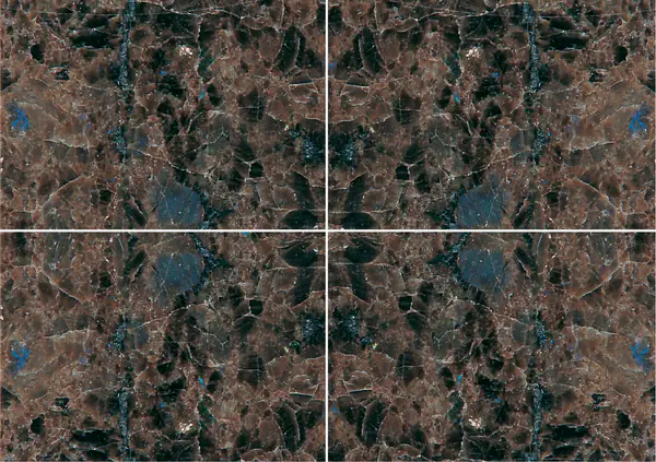 جرانيت لابرادور أنتيك سكورو النرويجي عروق متتابعة