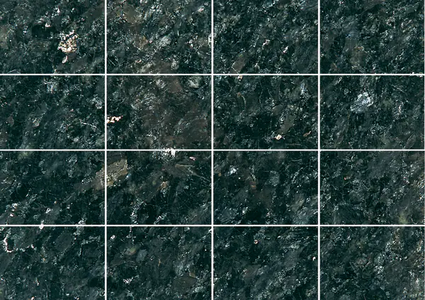 جرانيت لابرادور الأسود النرويجي مطابقة ربع كتاب