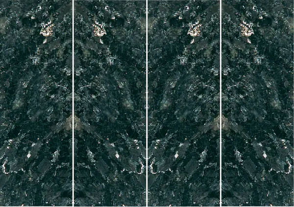 جرانيت لابرادور الأسود النرويجي غير مطابق