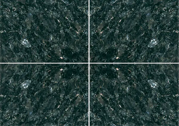 جرانيت لابرادور الأسود النرويجي عروق غير متطابقة