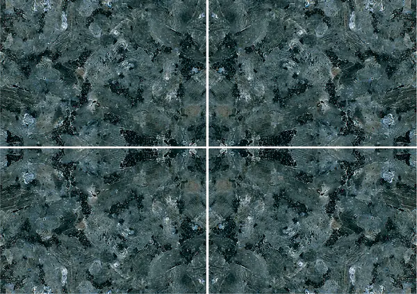 جرانيت لابرادور الأزرق اللؤلؤي النرويجي عروق غير متطابقة