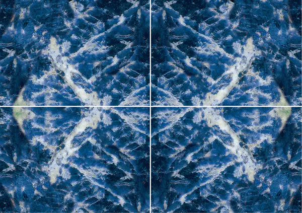 رخام اللازورد التشيلي عروق متتابعة