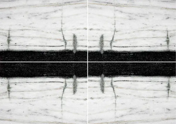 رخام أبيض هندي من اللوفر عروق متتابعة