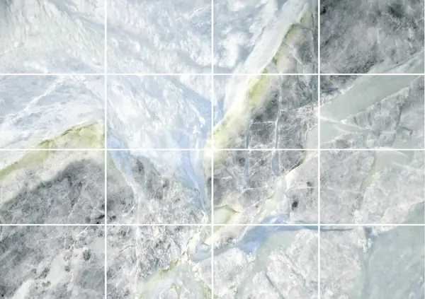 رخام لومن بلو البرازيلي مطابقة ربع كتاب