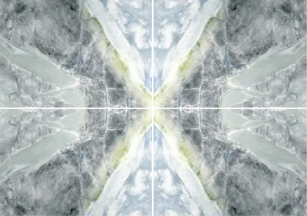 رخام لومن بلو البرازيلي عروق غير متطابقة