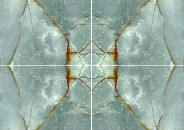 لومكس جرين كوارتزيت برازيلي عروق غير متطابقة