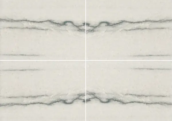 كوارتزيت ماكوبا الأبيض البرازيلي عروق متتابعة