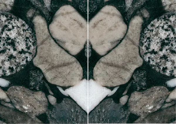 جرانيت ماريناس بلاك البرازيلي مطابقة ربع كتاب