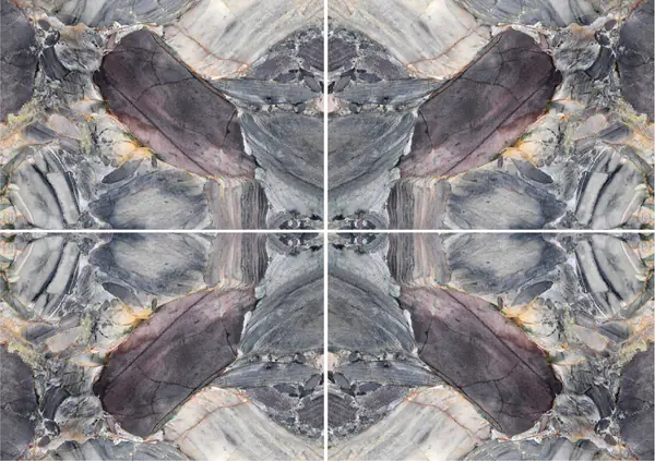 ماريناس بلو كوارتزيت برازيلي عروق غير متطابقة