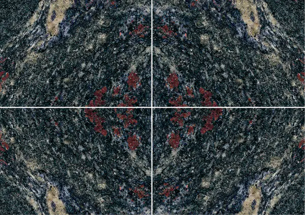 جرانيت مارلين بلو البرازيلي عروق متتابعة