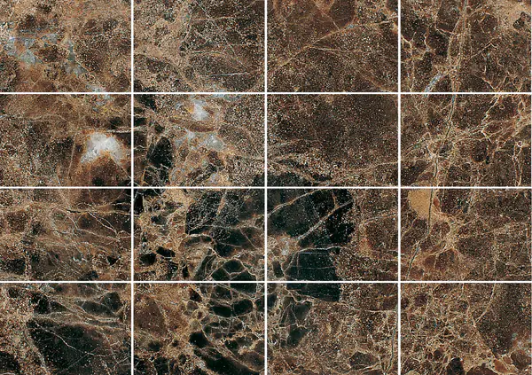 رخام مارون إمبيرادور الإسباني الداكن مطابقة ربع كتاب