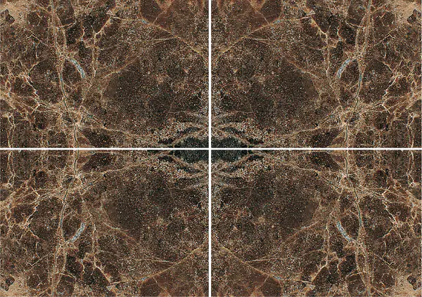 رخام مارون إمبيرادور الإسباني الداكن عروق غير متطابقة