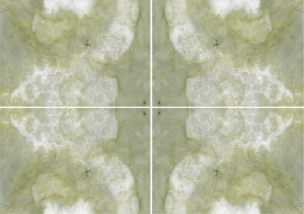 رخام مينغ الأخضر الصيني عروق غير متطابقة