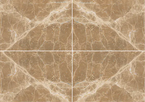 رخام موناكو براون الإسباني عروق متتابعة