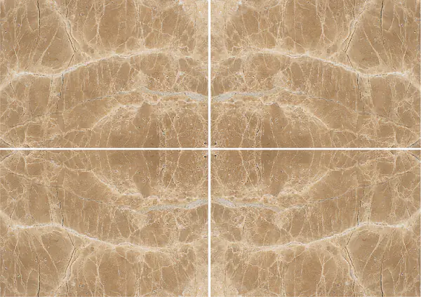 رخام موناكو براون الإسباني عروق غير متطابقة