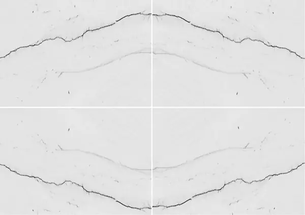 مونت بلانك كوارتزيت برازيلي عروق متتابعة