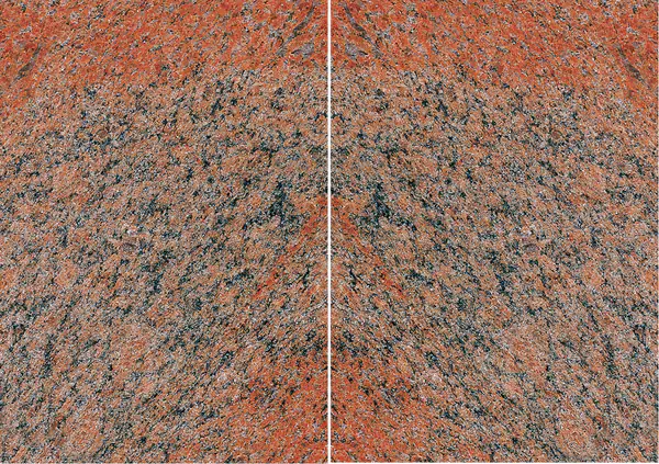 جرانيت هندي كلاسيكو أحمر متعدد الألوان مطابقة ربع كتاب