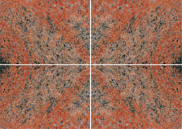 جرانيت هندي كلاسيكو أحمر متعدد الألوان عروق غير متطابقة