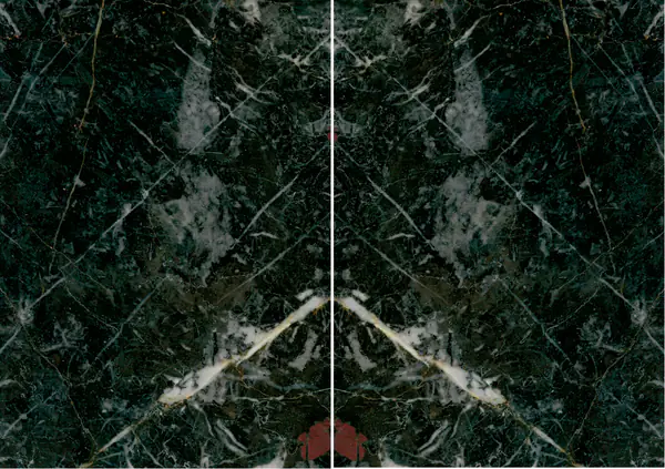 رخام مغربي نيرو أفريكانو مطابقة ربع كتاب