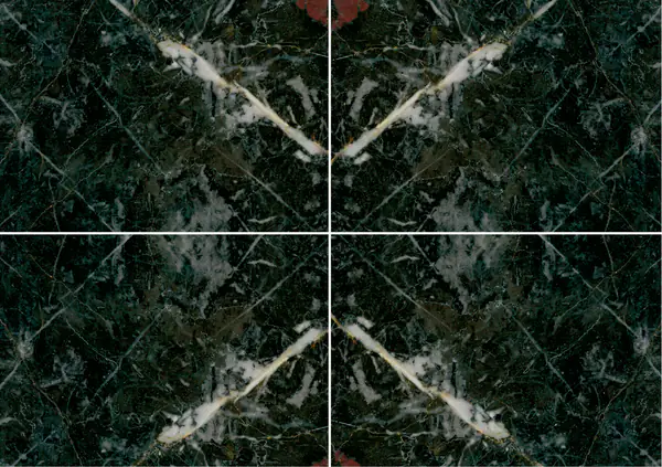 رخام مغربي نيرو أفريكانو عروق متتابعة