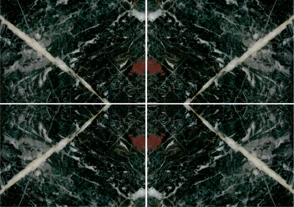 رخام مغربي نيرو أفريكانو عروق غير متطابقة