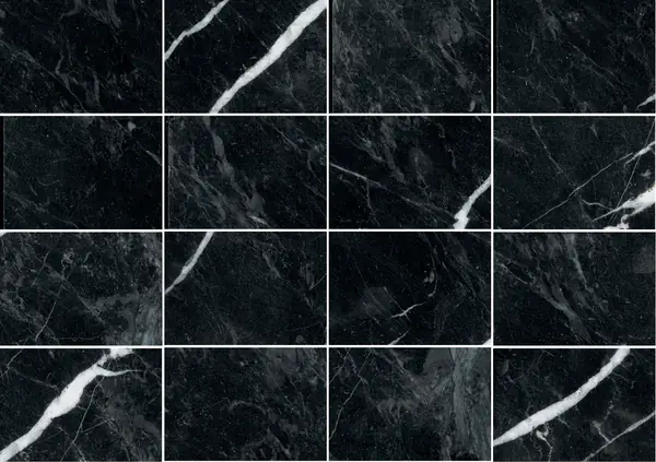 رخام نيرو دي أورميا الإيطالي مطابقة كتاب مفتوح