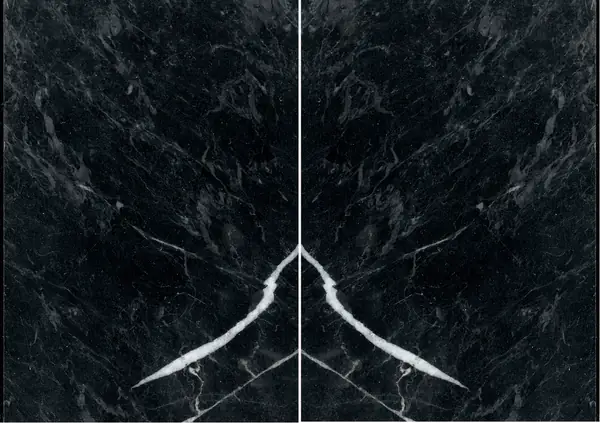 رخام نيرو دي أورميا الإيطالي مطابقة ربع كتاب