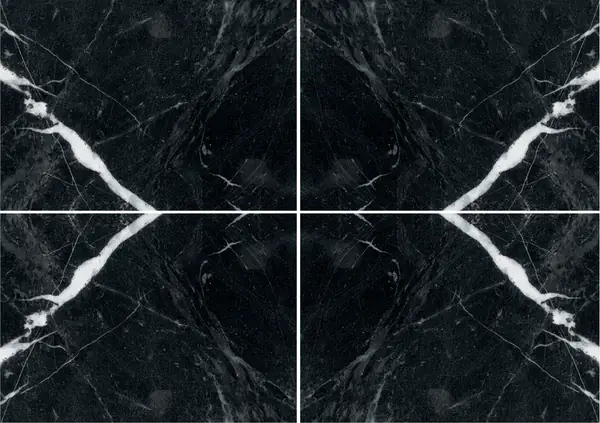 رخام نيرو دي أورميا الإيطالي عروق غير متطابقة