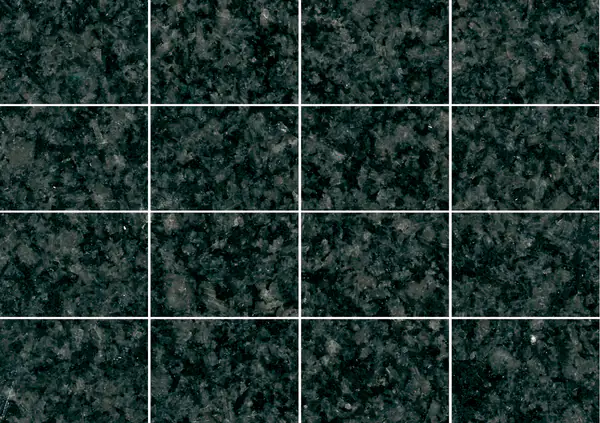 جرانيت نيرو إمبالا داكن جدًا من جنوب أفريقيا مطابقة ربع كتاب