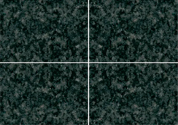 جرانيت نيرو إمبالا داكن جدًا من جنوب أفريقيا عروق غير متطابقة