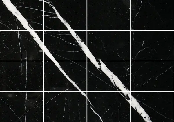 رخام نيرو ماركينا الإسباني الفاخر مطابقة ربع كتاب