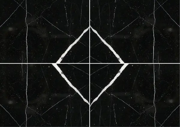 رخام نيرو ماركينا الإسباني الفاخر عروق متتابعة