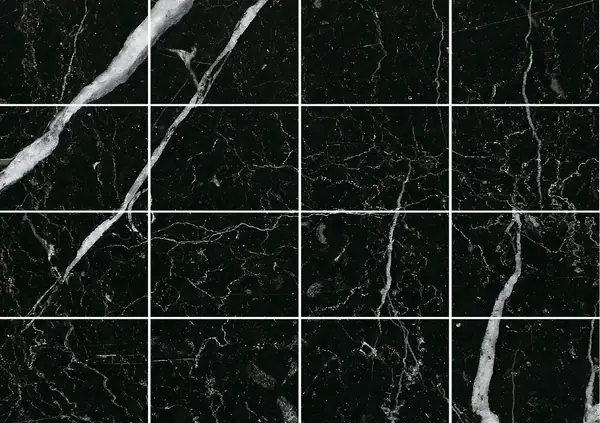 رخام نيرو ماركينا الإسباني مطابقة ربع كتاب