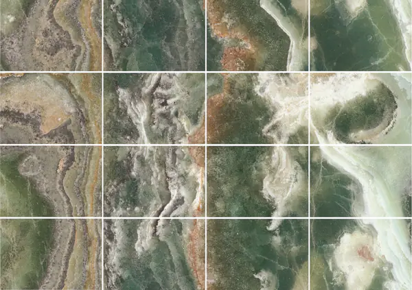 أونيكس أكوامارينا باكستاني مطابقة كتاب مزدوج مفتوح